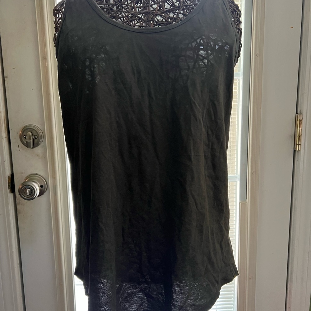 Women's olive green Sleeveless Top
